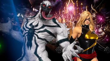 Marvel vs Capcom Infinite: Venom and Captain Marvel arcade playthrough