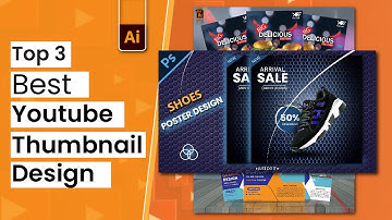 Top 3 Thumbnails For YouTube Videos 2023  | YouTube Thumbnail Kaise Banaye | Illustrator Tutorial