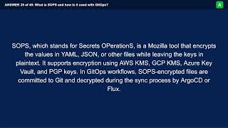 DevOps-Interview-Questions: GitOps & ArgoCD