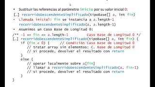Tema 1.4.- Recorrido de Arrays