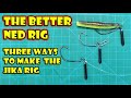 Three Ways to make the Jika Rig (Bass Fishing Hacks)