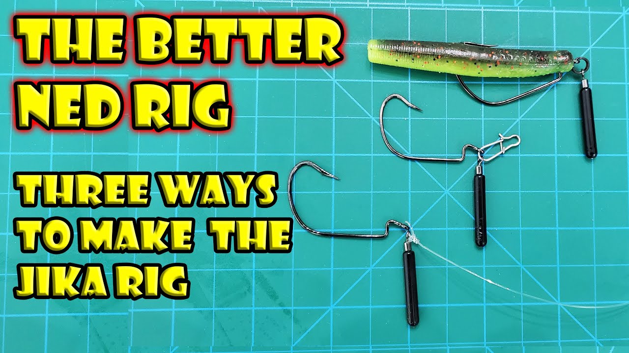 Three Ways to make the Jika Rig (Bass Fishing Hacks) 
