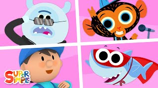 super simple kids cartoon collection 5 carls car wash the bumble nums finny the shark more