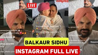 Balkaur sidhu full live instagram | sidhu moose wala Hologram show 