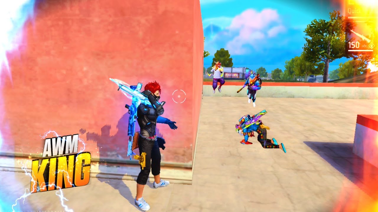 FREEFIRE 🔥 Solo Vs Squad 🪂 MP40 + AWM 😱 19 Kills ⚡ BLACK NINJA 