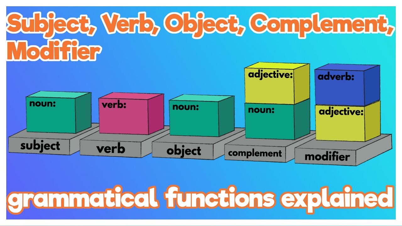 what-is-subject-verb-object-complement-modifier-grammatical-functions-basic-english