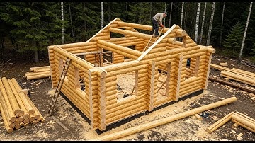 Building a Remote Canadian Log Cabin Off the Grid – Father & Son’s Complete Project