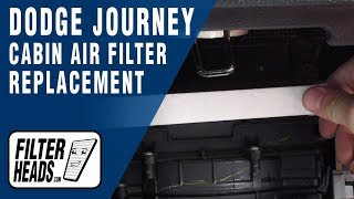 How to Replace Cabin Air Filter 2012 Dodge Journey