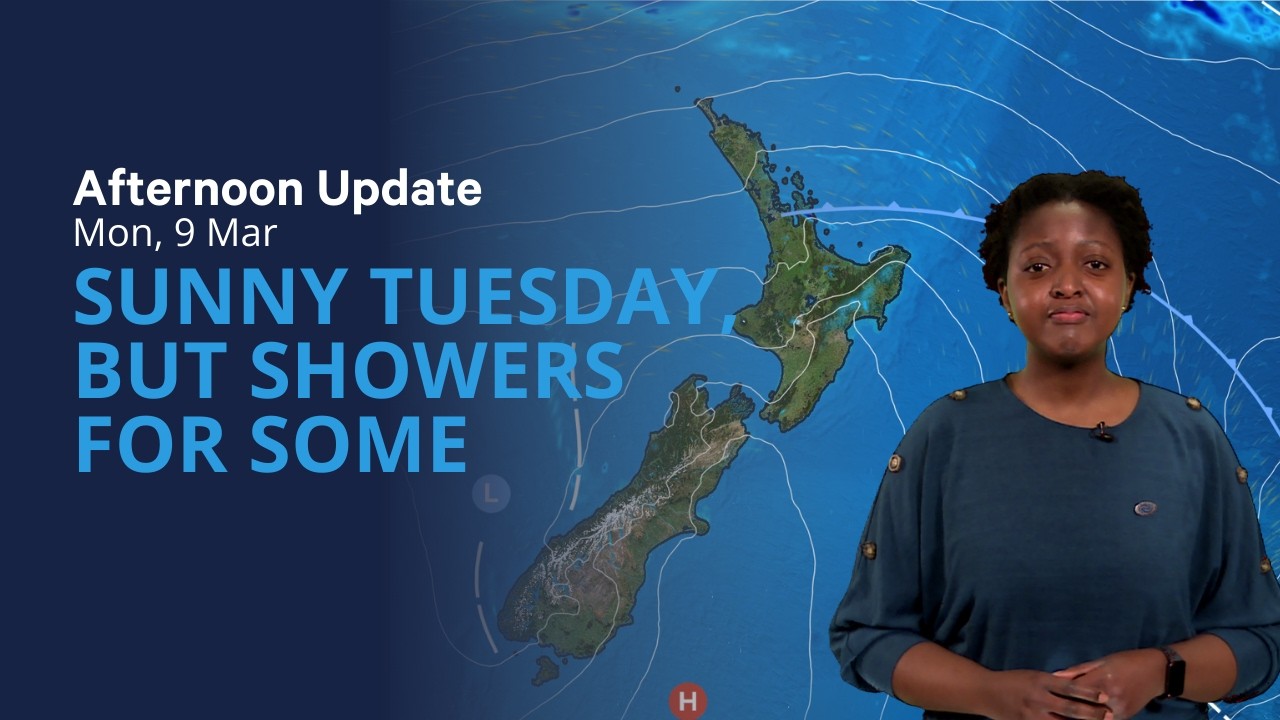 Sunny Tuesday but showers for some - NZ Weather Forecast for Tuesday 10 ...