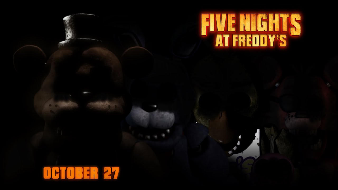 FNAF Movie Fan made motion poster YouTube