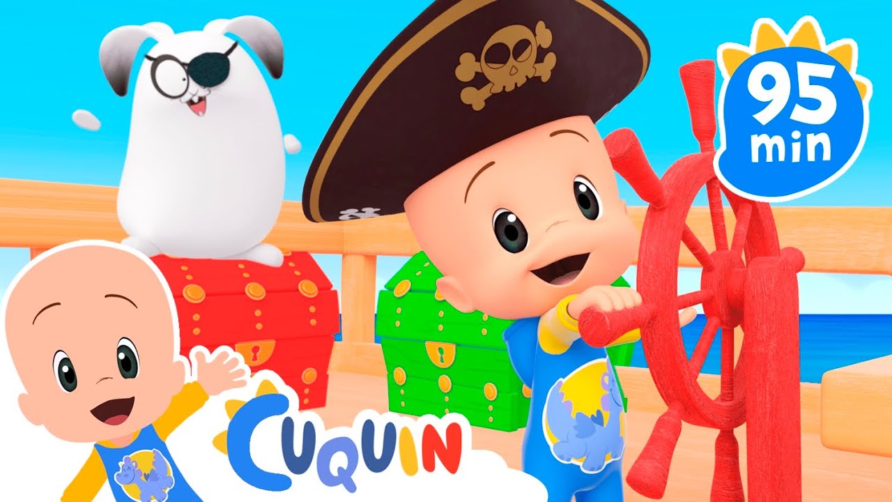 Cleo and Cuquin Indonesia 💰 Kapal bajak laut 🏴‍☠️ Lagu anak-anak | Video pendidikan