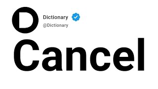 Cancel Significado En Espanol