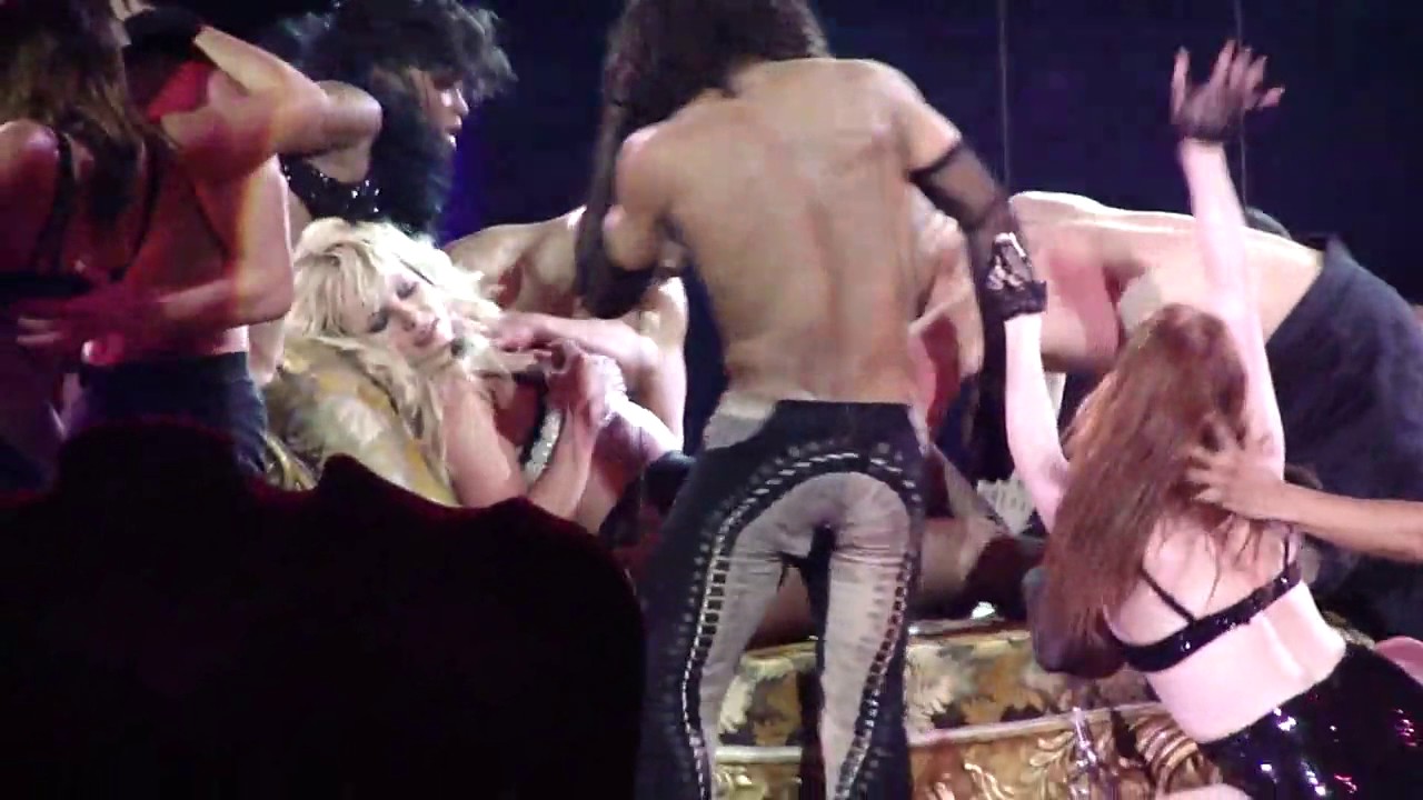 Britney Spears, Dancers Get Naked  Almost - The 