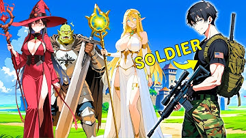 When A Professional Soldier Ends Up In A Fantasy World Where Everyone Has Magic! | Manhwa Recap