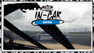 In-car camera: Christopher Bell bumps out Kyle Larson at COTA