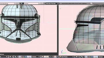 Modelo Clone Trooper (Blender 2.57a) parte1