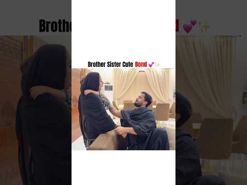 Brother Sister Cute Bond 💕✨ #rajabfamily #ghazal #shorts