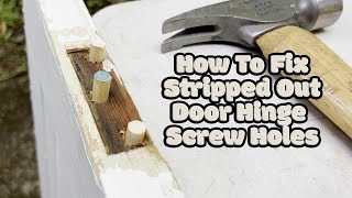Celebrity How to Fix Broken Door Hinge and Screws - Carpentry Secrets Revealed - iPhone 13 4K 60fps Wealth