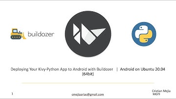 Deploying Your Kivy-Python App to Android with Buildozer | Android on Ubuntu 20.04 (64bit)