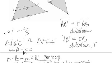 Geo L15 - Angle-Angle (AA) Criterion for Two Triangles to be Similar