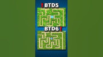 BTD5 Maps in BTD6!