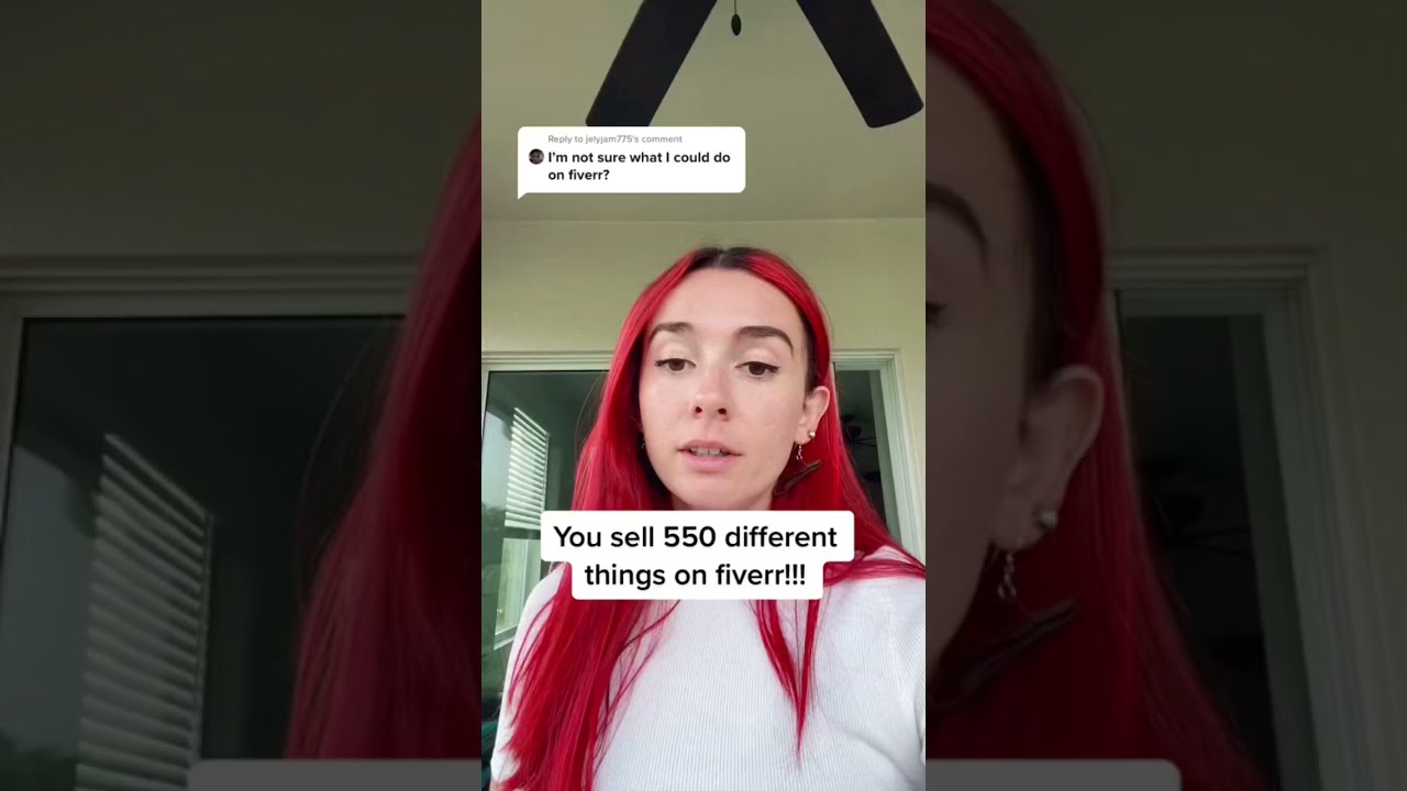 You can sell 550 different services on fiverr!