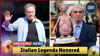 Italy Celebrates Franco Nero & E.t. Creator Carlo Rambaldis Hollywood Walk Of Fame Honor