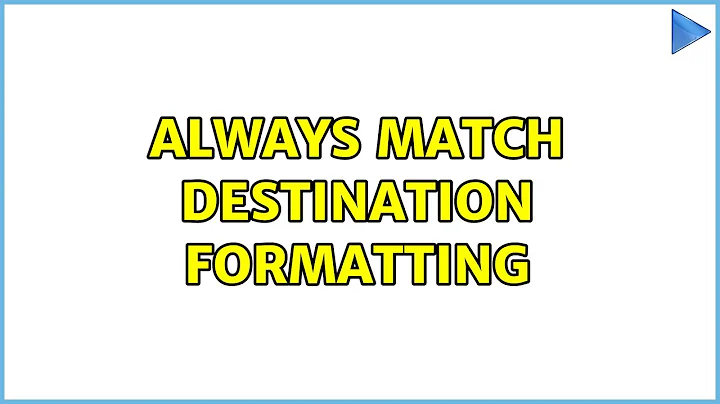 Excel copy-paste: always match destination formatting (10 Solutions!!)