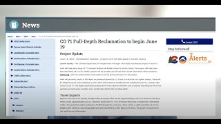CDOT TETP Insights: State Highway 71 - Introduction