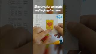 What Are The Maintain Rows In C2C Crochet | Crafting Happiness #shorts