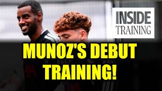 Victor Munoz's First Training Session at Liverpool FC | Exclusive Inside Look