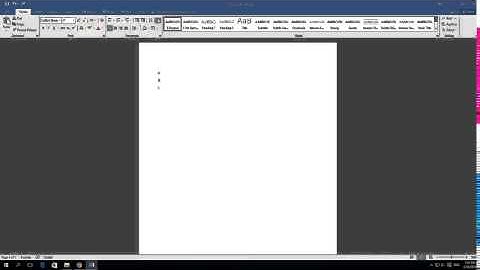 How to show paragraph marks in Word 2016