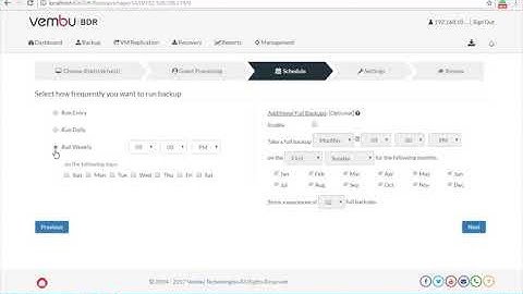 How to Configure Image Backup using Vembu BDR Suite