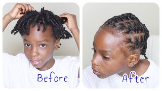 Loc Re-twist &amp; Style on my 6 Year Old
