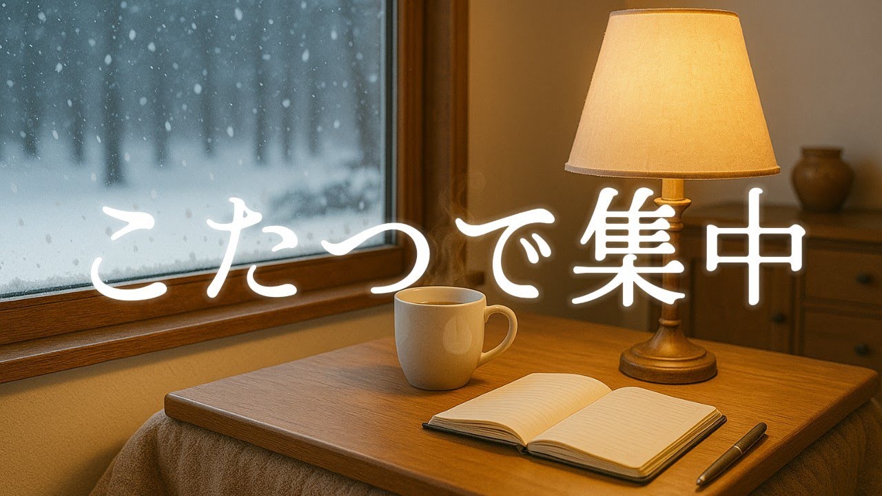 こたつ集中BGM｜ローファイ強め（20min / No Vocals）KOTATSU Focus Lofi #01