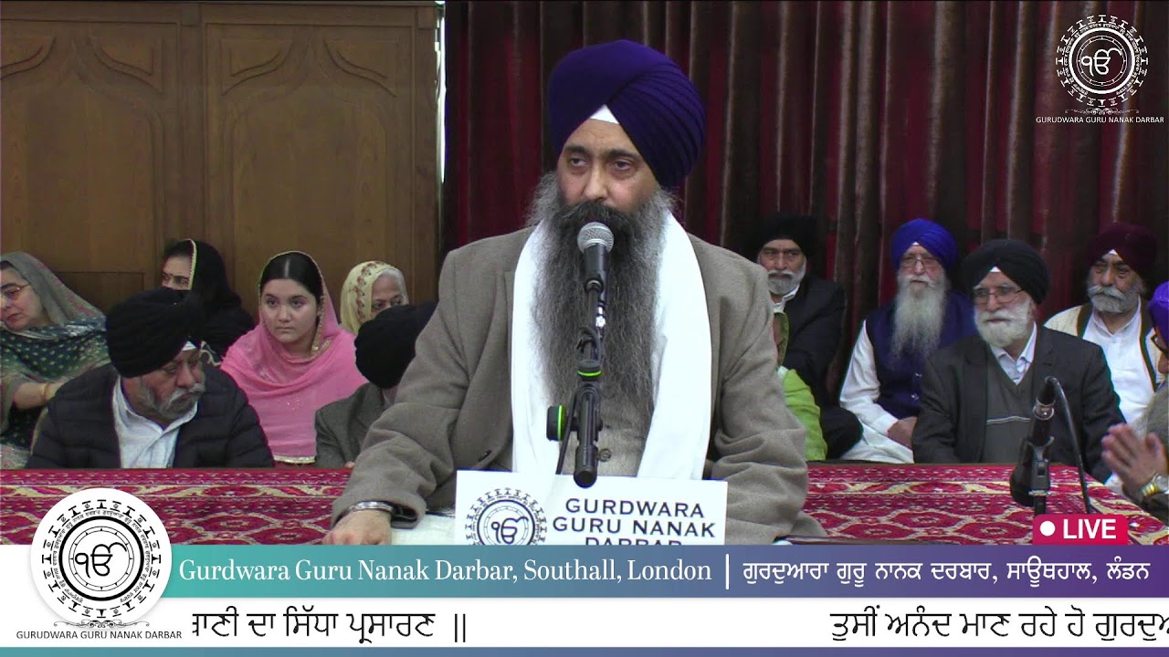 LIVE Gurdwara Guru Nanak Darbar Southall London UK