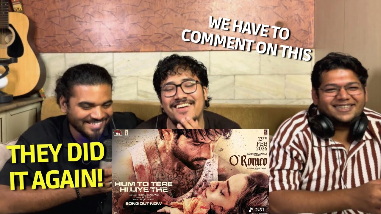 MCB Reacts to Hum To Tere Hi Liye The (O’Romeo) – Shahid Kapoor & Triptii Dimri Song! 🔥