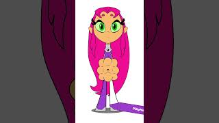 Teen Ans Go Smile Bones Big Belly Starfire Teen Ans Go Coloring Pages