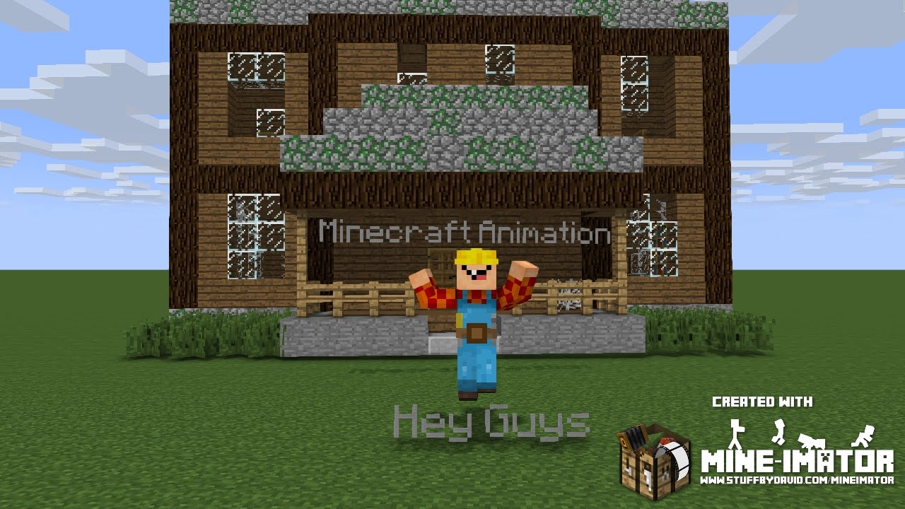 My First Minecraft Animation - YouTube