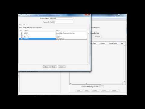 EasyLicenser: Setting up a New Product