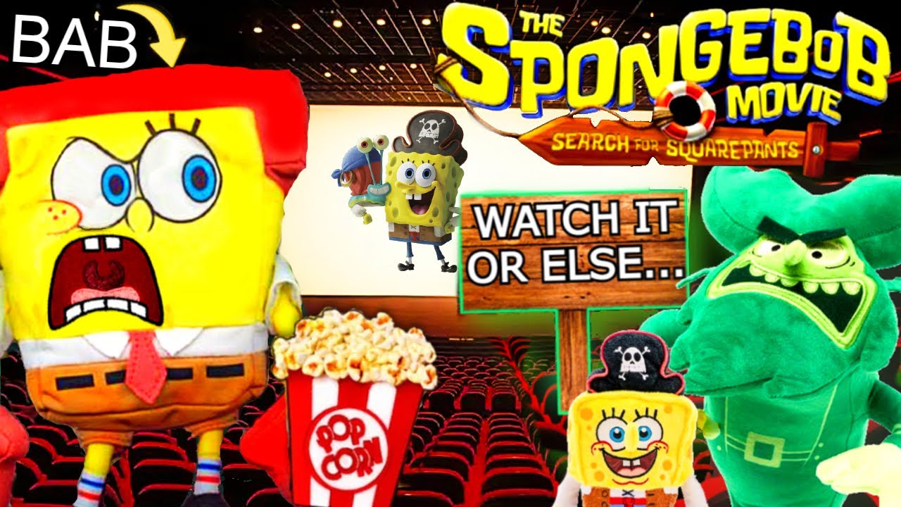 SpongeBAB отправляется в кинофильм «Губка Боб»: поиск Квадратных Штанов — SpongeBob Plush
