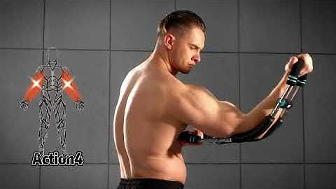 HOTWAVE Ultimate Twister Arm Exerciser.Adjustable Chest Expander