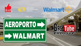 ORLANDO, Aeroporto de Orlando para Walmart mais perto Sand Lake