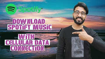 SPOTIFY MUSIC DOWNLOAD WITH CELLULAR DATA CONNECTION || SPOTIFY PREMIUM FEE MUSIC DOWNLOAD