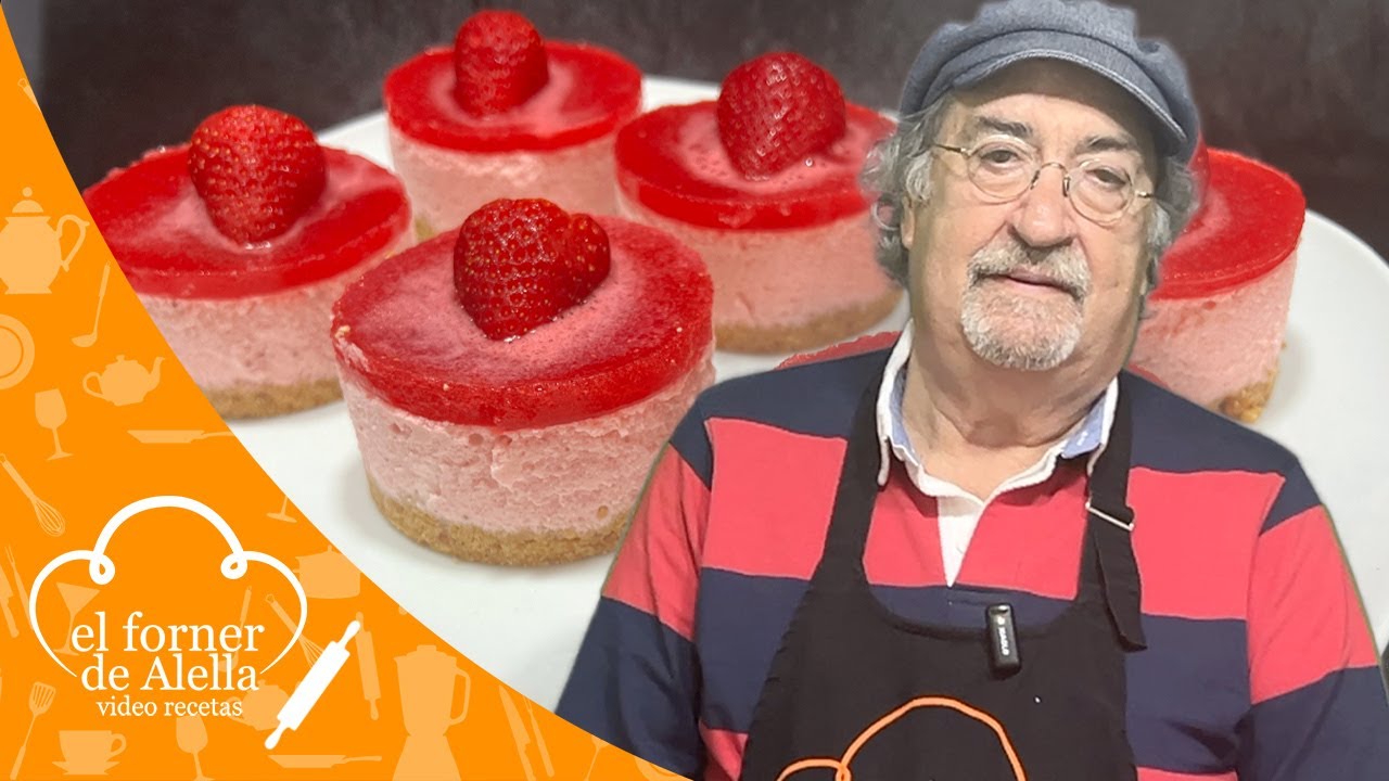 Mousse de fresas individuales