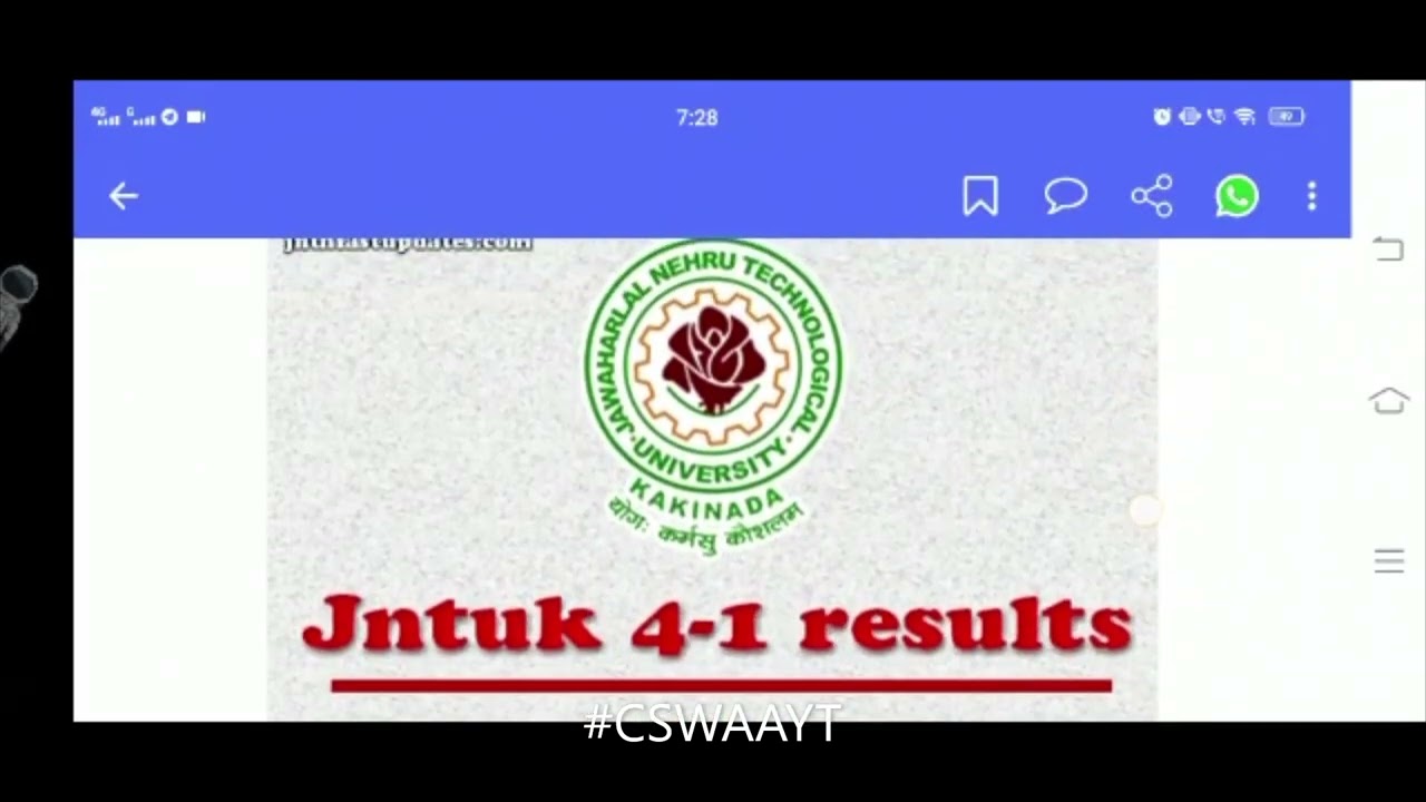 JNTUK B.Tech 4-1 Sem (R16,R13,R10) Advanced Supply Results May 2022
