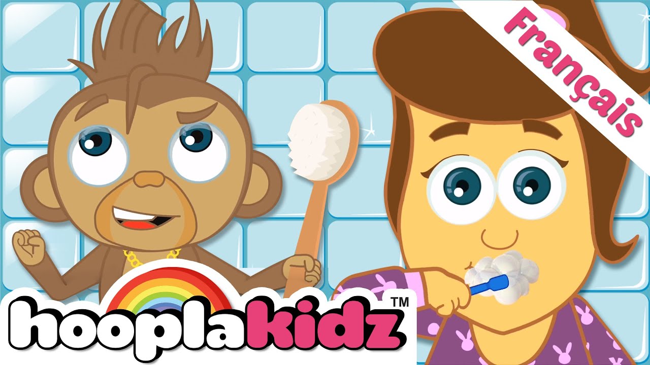 ⁣Comptines et Chansons | Routine Du Matin - Se Brosser Les Dents | HooplaKidz Franҫais