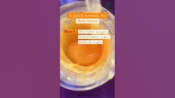 A quick formula for body butter - Learn Canyon