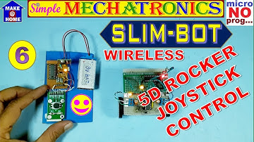 How to make robot without micro controller using 5 DOF Rocker Joystick |  diy do it yourself robot