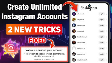 2 TRICKS - Create Unlimited Instagram Accounts 2024 | TECH Light